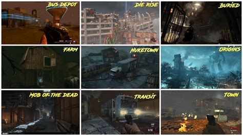 all maps on bo2 zombies